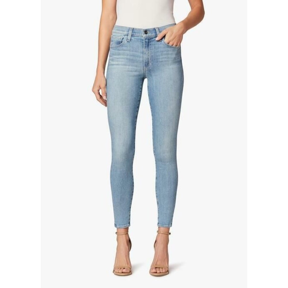 NWT JOE'S JEANS 24 high rise ankle skinny $189 earth conscious whiskered faded
